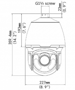 Commander 30 Drawing Dimensions | EnviroCams