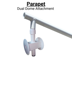 Parapet with Dual Dome Adapter