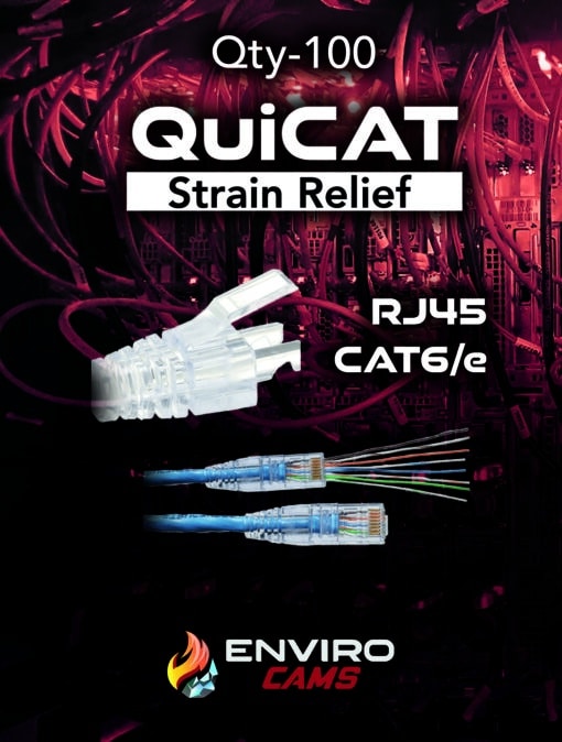 QuiCAT CAT6 Strain Relief | EnviroCams