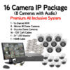 16 Camera IP Package with 8 Audio | EnviroCams
