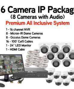 16 Camera IP Package with 8 Audio | EnviroCams