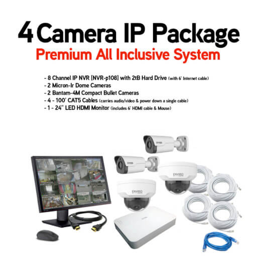 4 Camera IP Package | EnviroCams