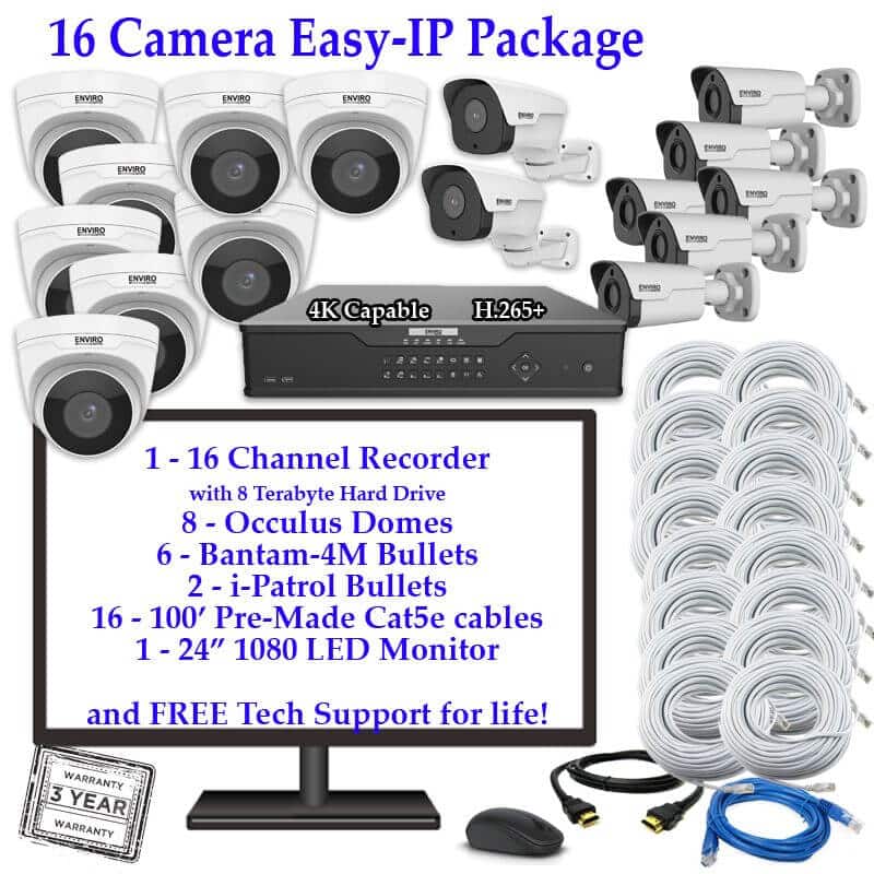 16 Camera package