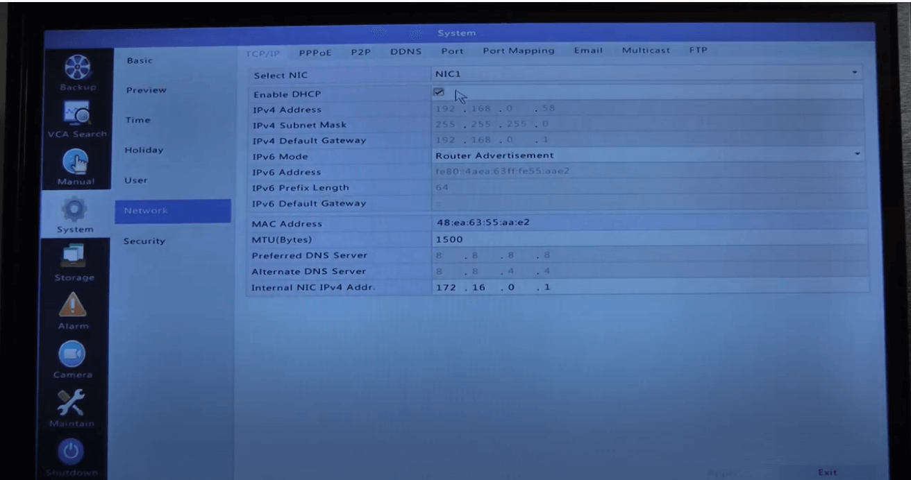 Network Setup of NVR | EnviroCams