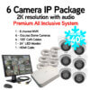 6 Camera IP Package w Audio FREEZER | EnviroCams
