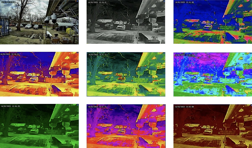 Thermal Color Pallets | EnviroCams