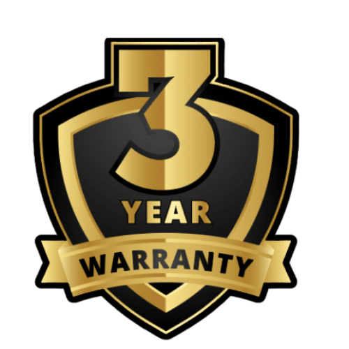 3 year warranty